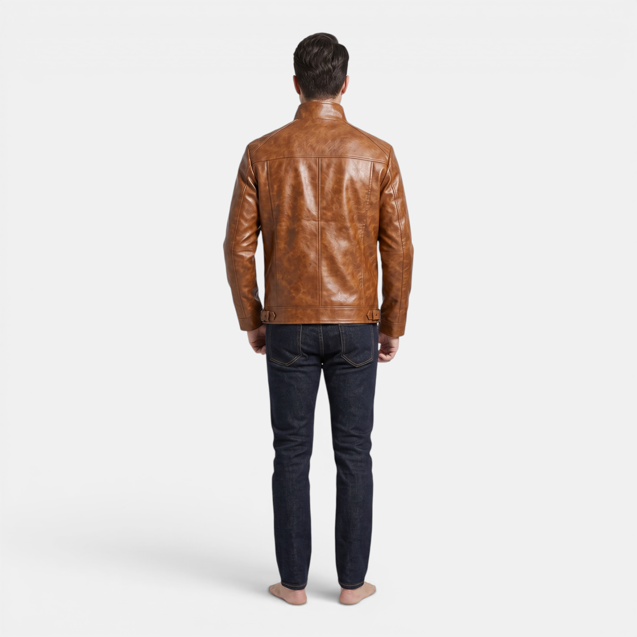 Valeniri | Men's Leather Jacket Classic Fit Premium Everyday Outerwear