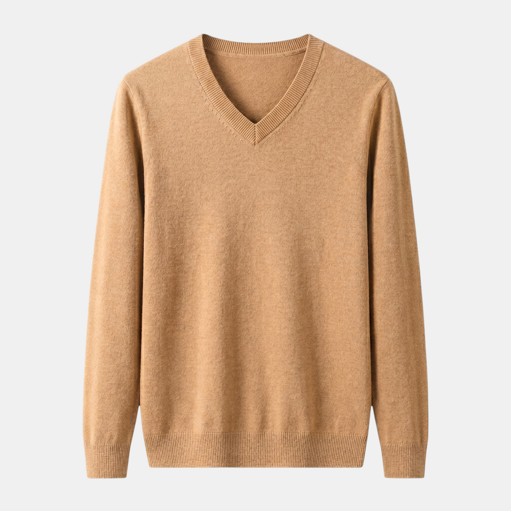 Valeniri | Men’s V-Neck Slim Fit Sweater Classic Cotton Pullover