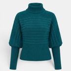 Valeniri | Women’s High Neck Knit Pullover Sweater