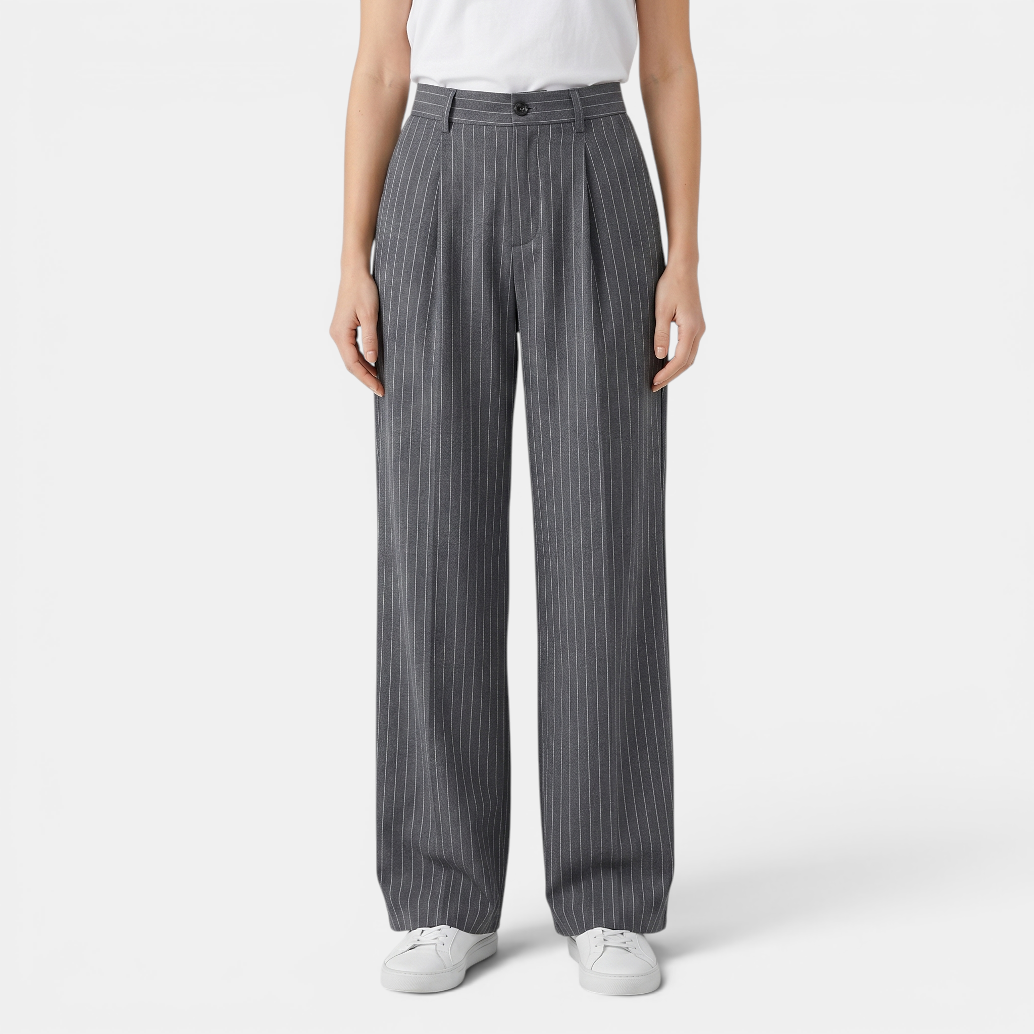 Valeniri | Women's Pleated High Waist Pants – Classic Tailored Trousers