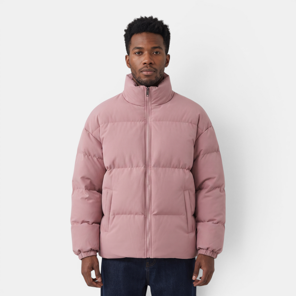 Valeniri | Men's Quilted Puffer Jacket Warm Lightweight Stand Collar Coat