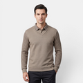 Valeniri | Men's Long Sleeve Polo Sweater Classic Knit Smart Casual