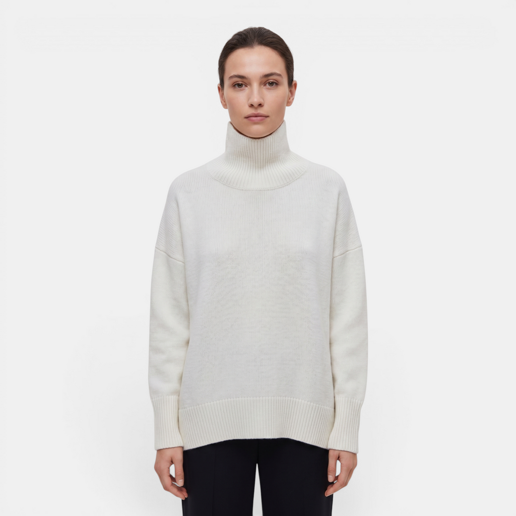 Valeniri | Women's Long Sleeve Turtleneck Sweater Classic Winter Knitwear