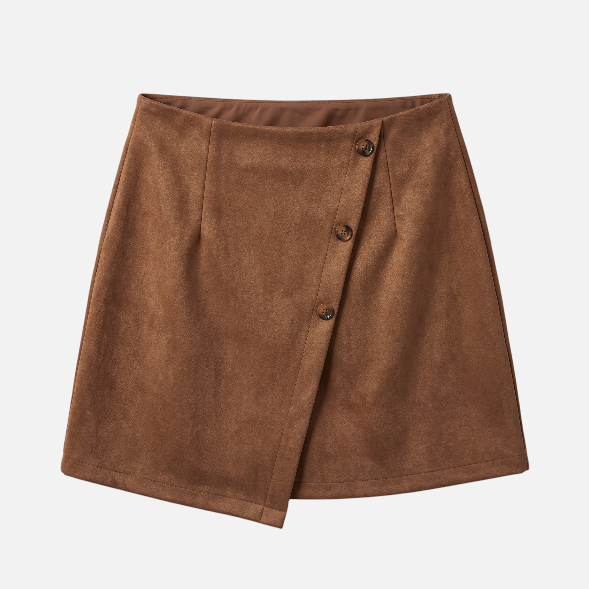 Valeniri | Women's High Waist Button Mini Skirt Classic A-Line Fit