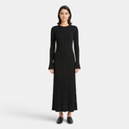 Valeniri | Women’s Comfortable Knit Dress Wool Blend Classic Casual Midi Dress
