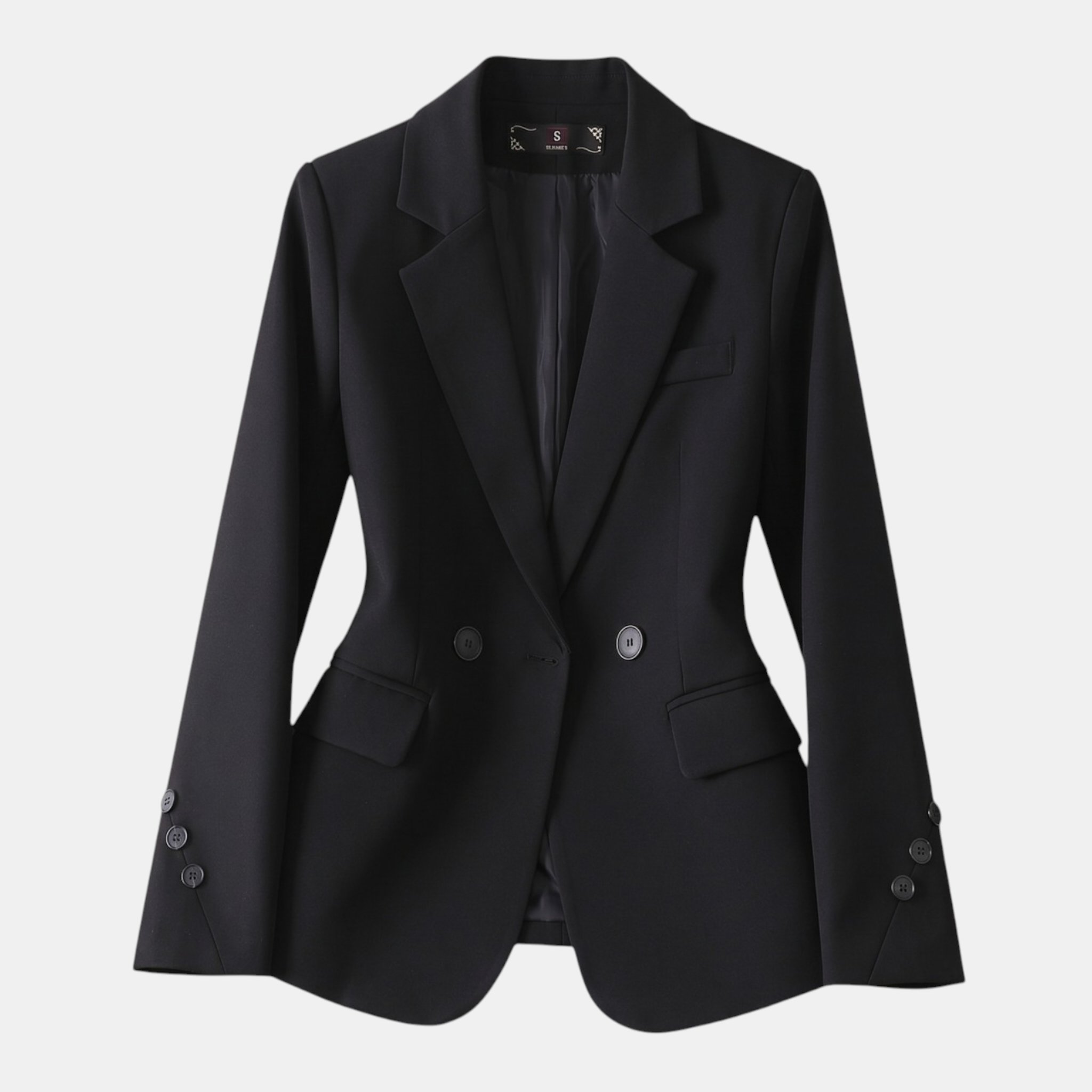 Valeniri | Women's Double Breasted Blazer Elegant Slim Fit Office Jacket