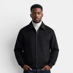 Valeniri | Men's Wool Blend Collar Jacket Classic British Style Outerwear