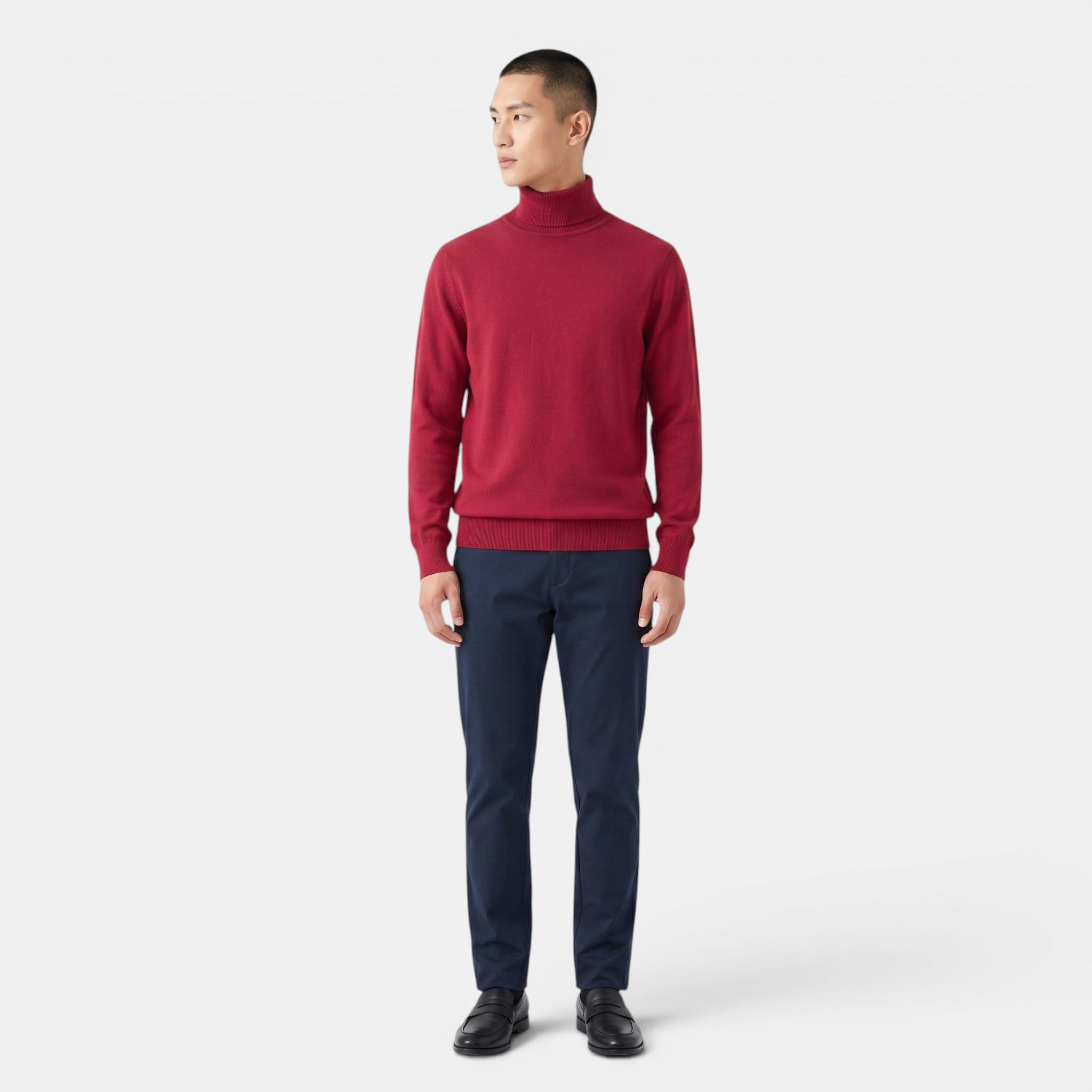 Valeniri | Men’s Classic Turtleneck Sweater Soft Knit Pullover