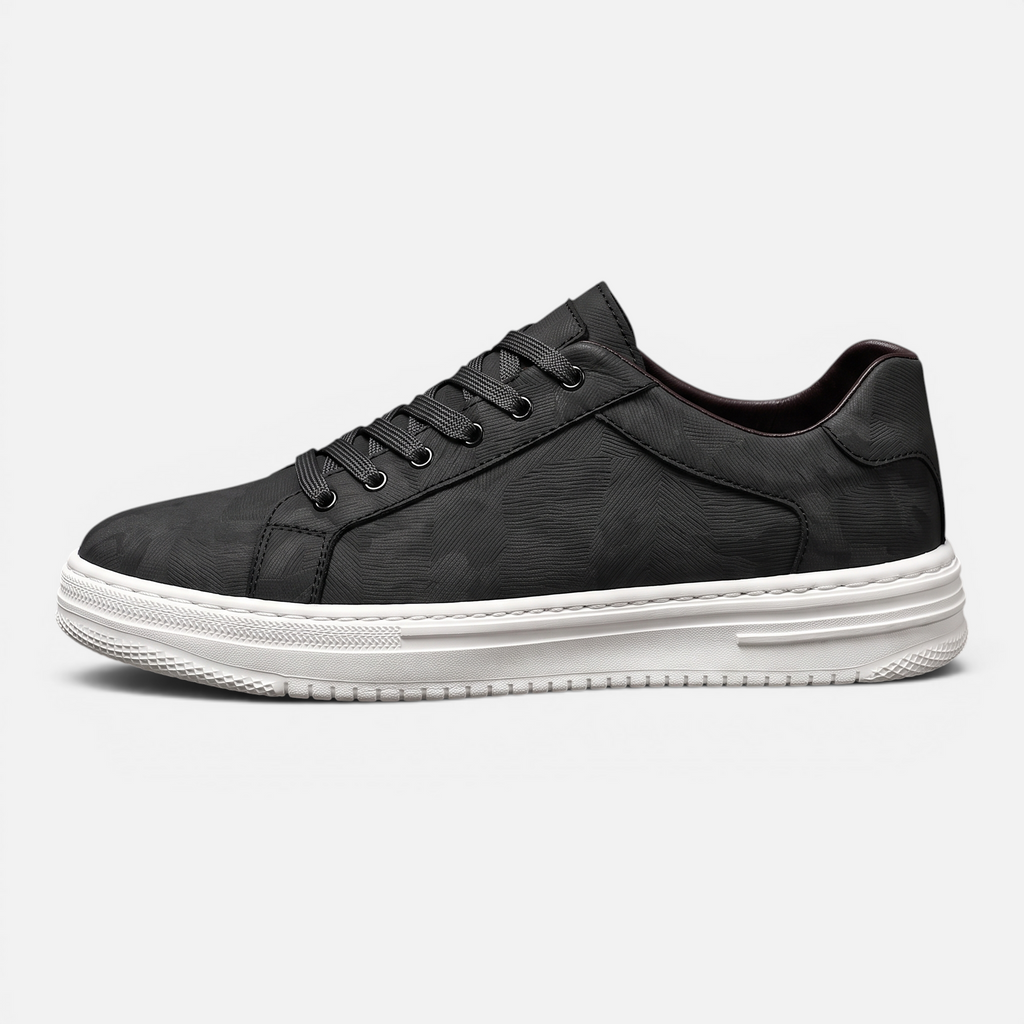 Valeniri Men's Low Top Casual Sneakers Microfiber Comfort Walking Shoes