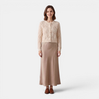 Valeniri | Women’s Cable Knit Cardigan Warm Minimalist Layering Top