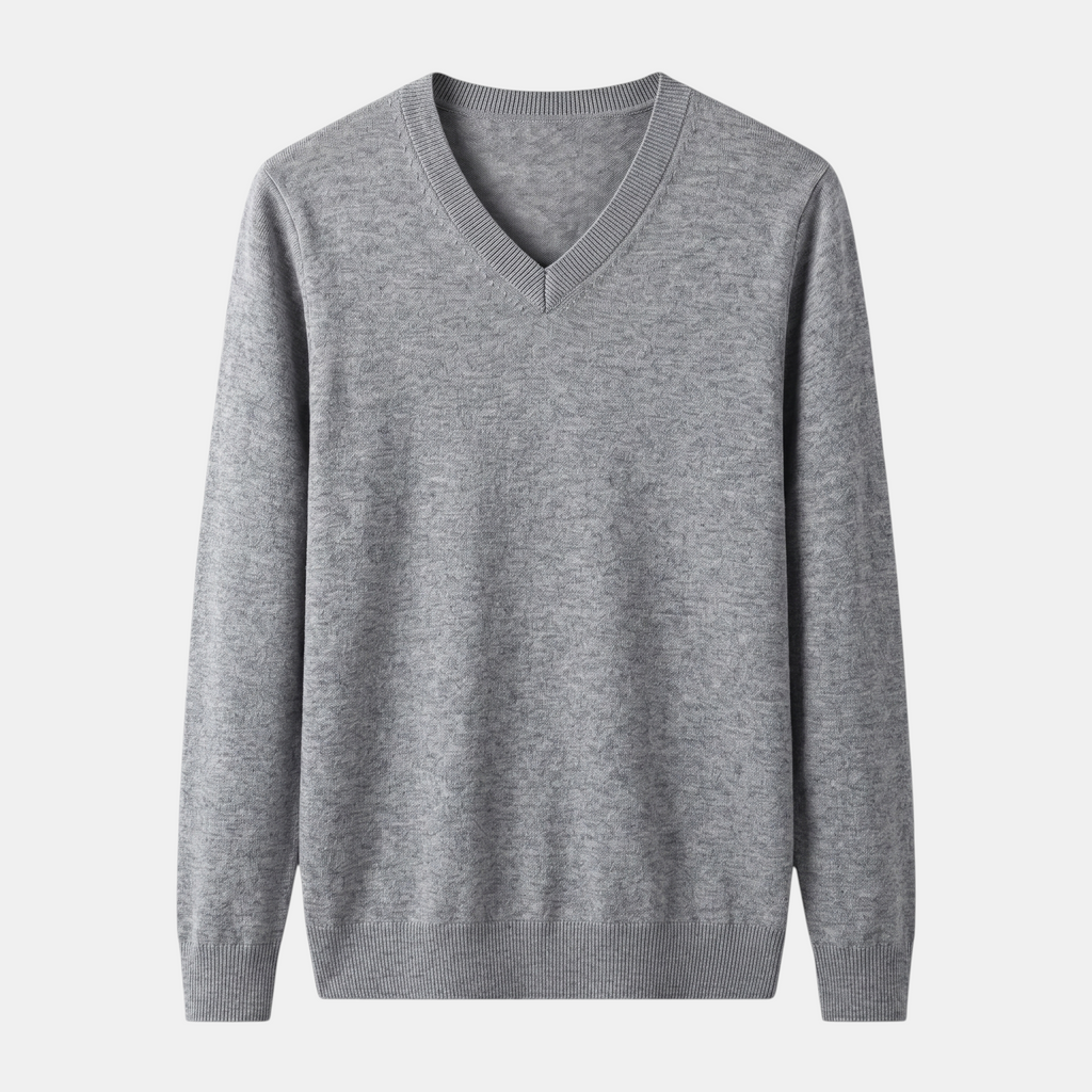 Valeniri | Men’s V-Neck Slim Fit Sweater Classic Cotton Pullover
