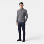 Valeniri | Men's Cashmere Wool Cardigan Thick Knit Zip-Up Stand Collar