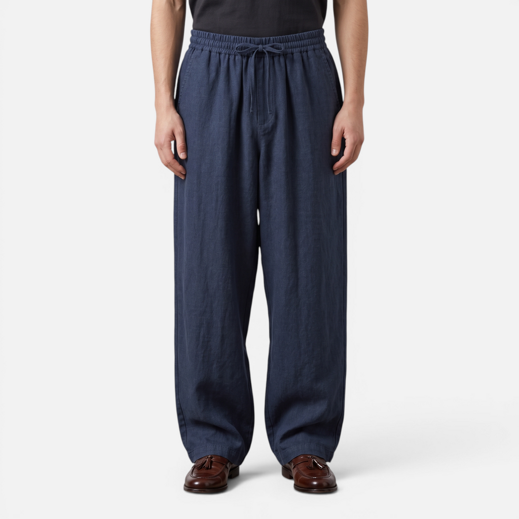 Valeniri | Men's Linen Pants Breathable Relaxed Fit Casual Trousers