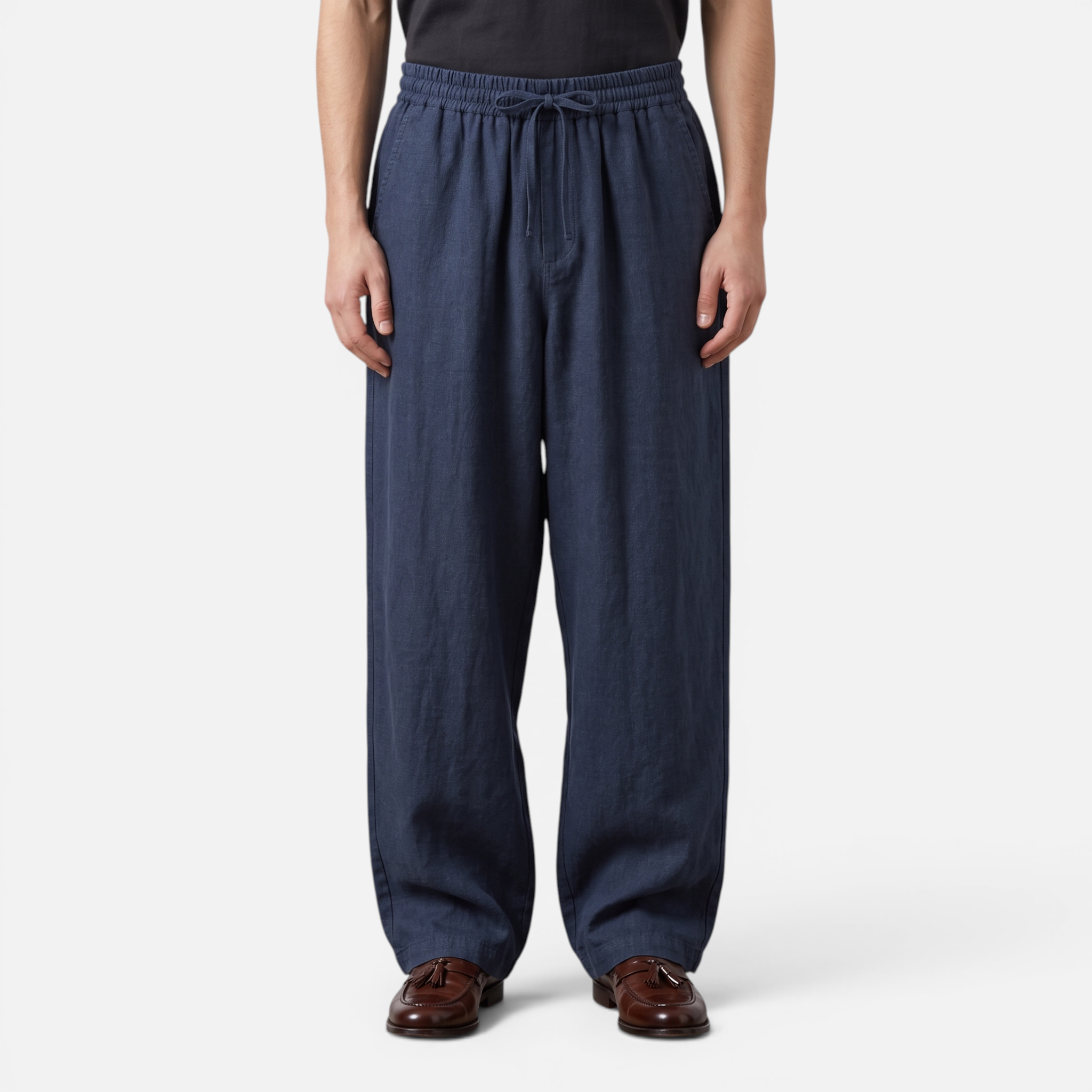 Valeniri | Men's Linen Pants Breathable Relaxed Fit Casual Trousers
