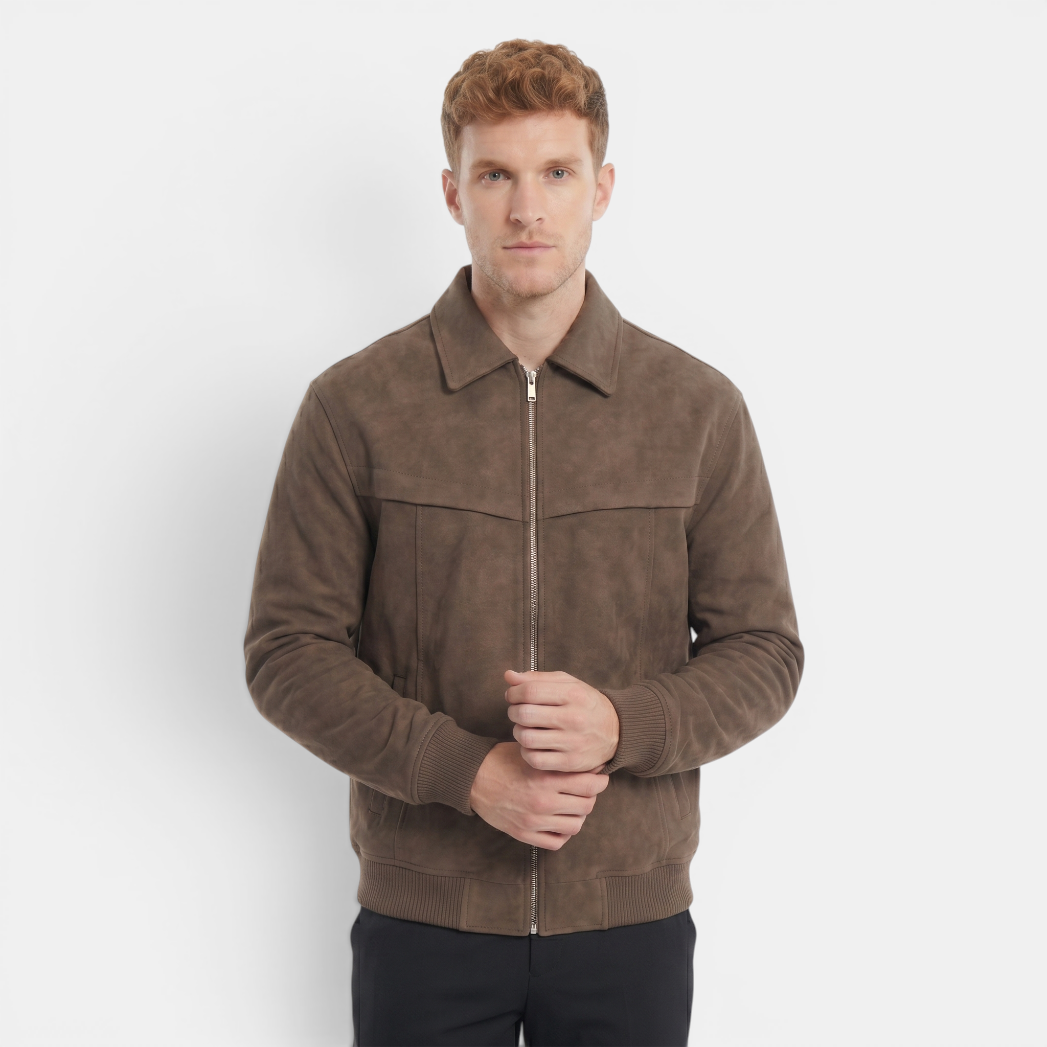 Valeniri | Men's Vintage PU Leather Jacket Classic Bomber Style