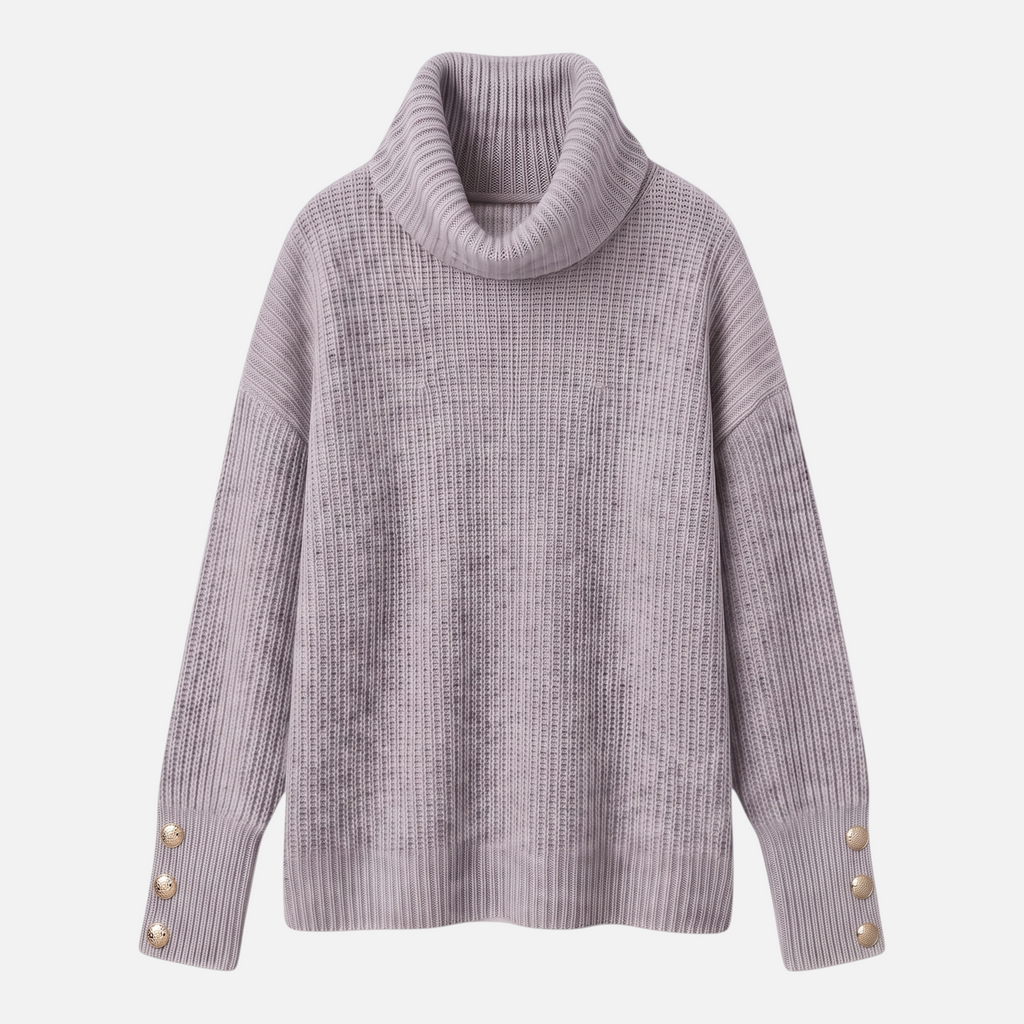Valeniri | Women's Knit Turtleneck Sweater Soft Cozy Pullover