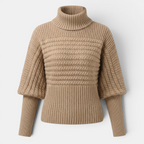 Valeniri | Women’s High Neck Knit Pullover Sweater