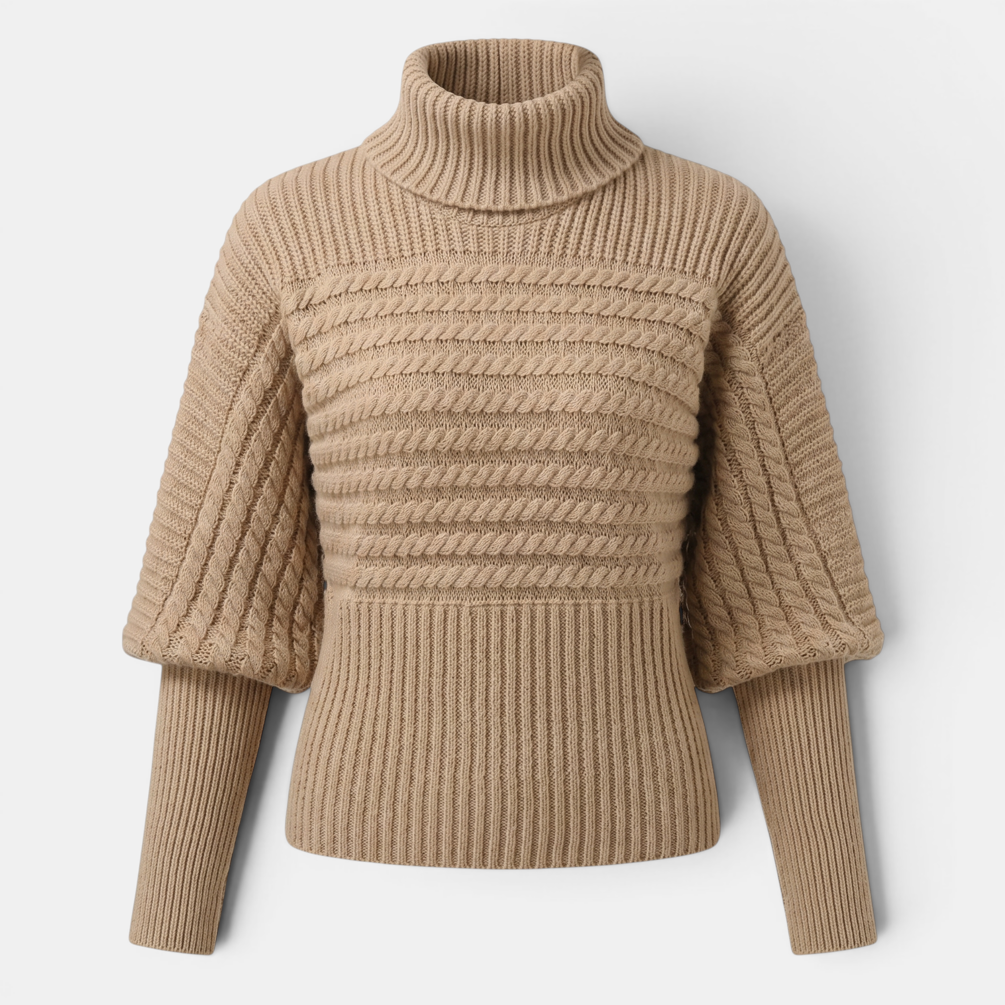Valeniri | Women’s High Neck Knit Pullover Sweater