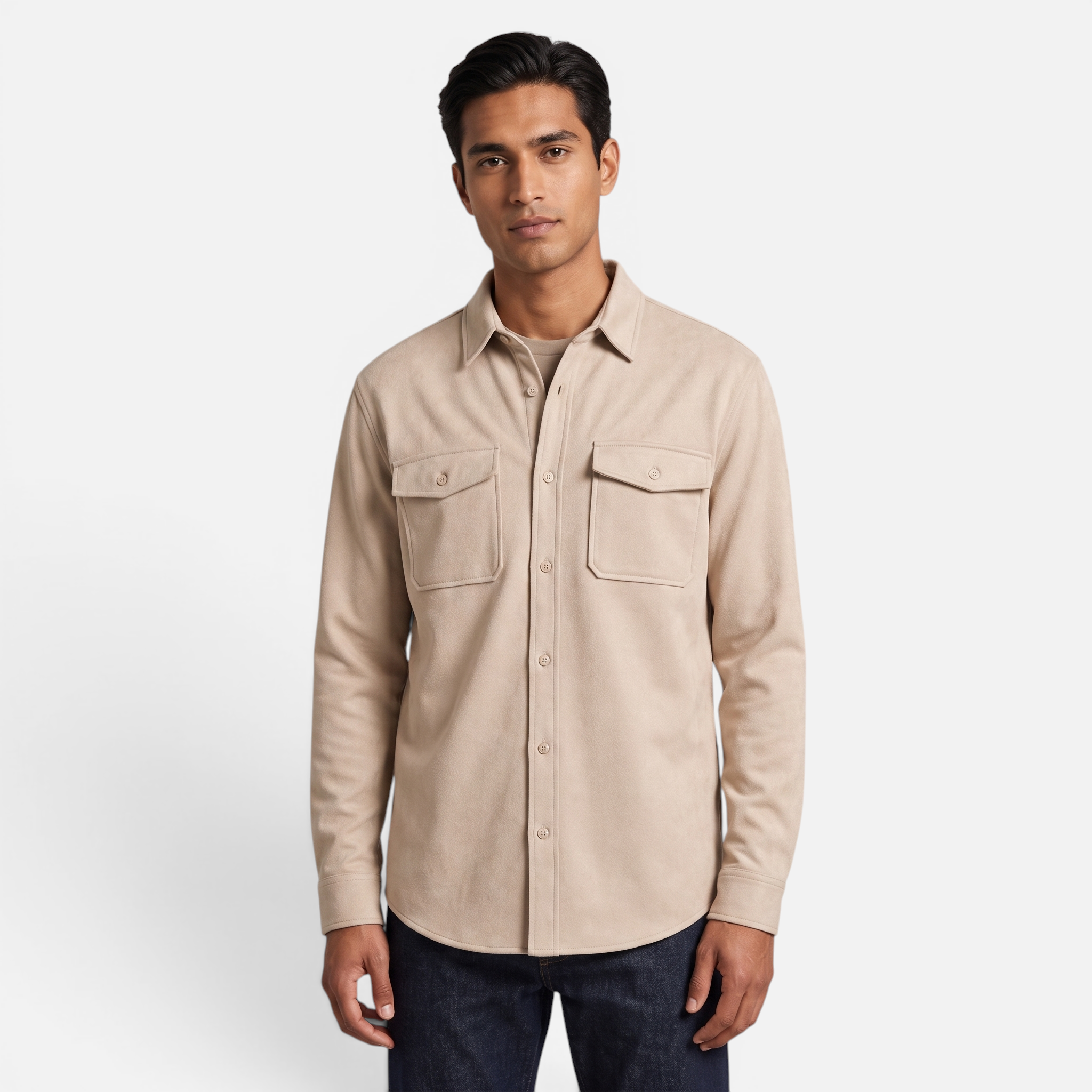 Valeniri | Men's Cotton Long Sleeve Workwear Shirt – Relaxed Fit