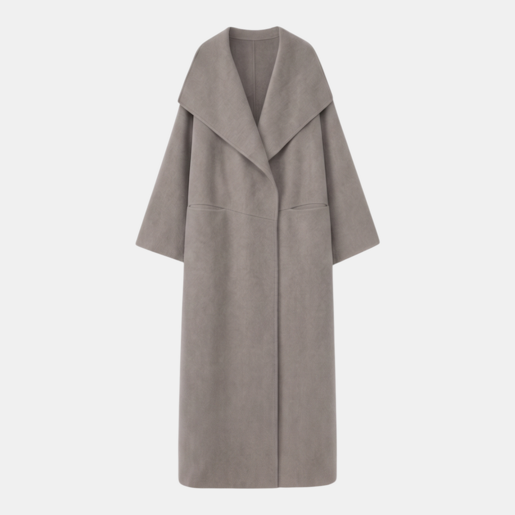 Valeniri | Women’s Wool Cashmere Long Coat Classic Double-Sided Warmth