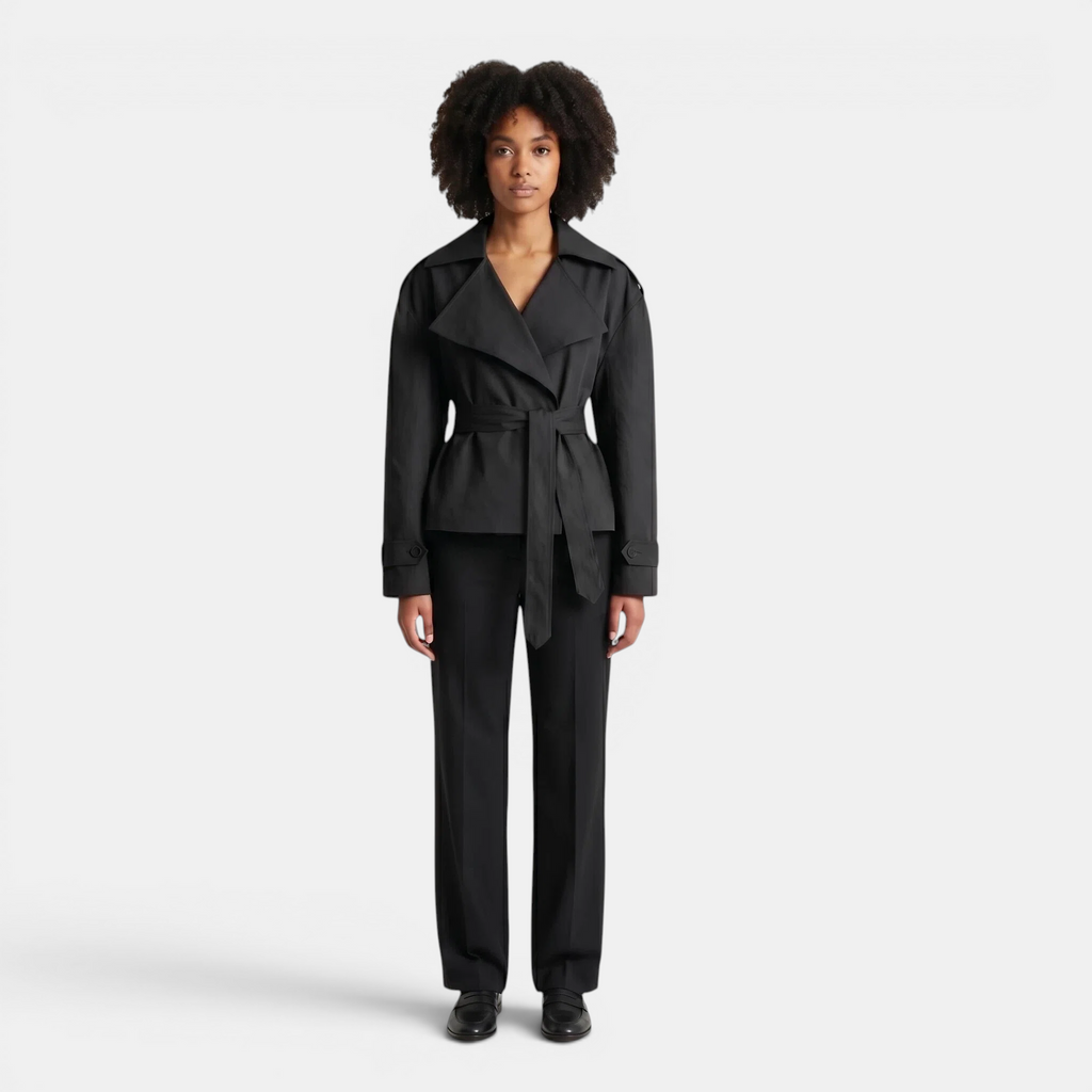 Valeniri | Women’s Tailored Coat Classic Fit Long Sleeve Coat