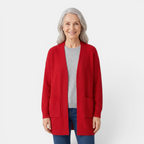 Valeniri | Women's Shawl Collar Knit Cardigan Soft Open Front