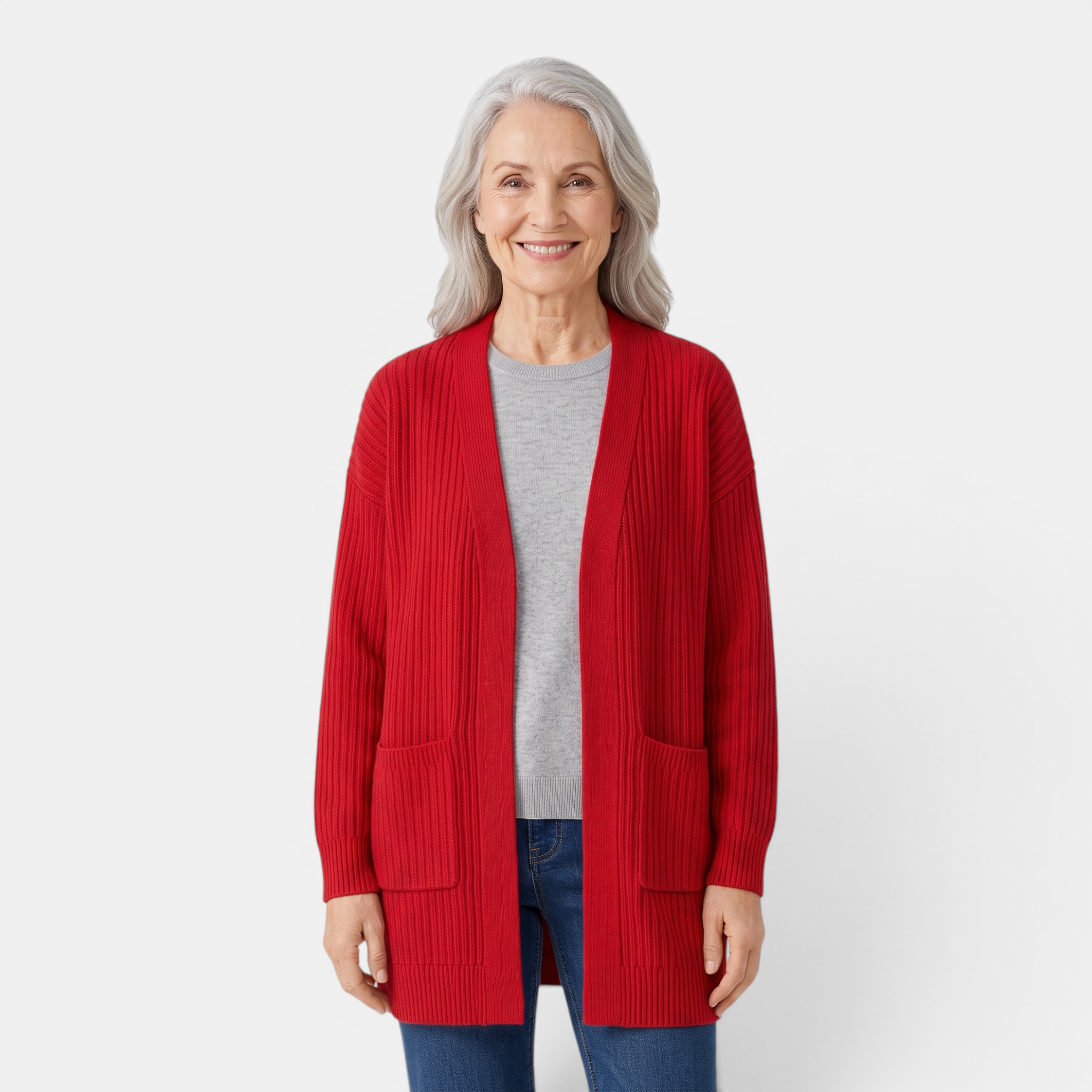 Valeniri | Women's Shawl Collar Knit Cardigan Soft Open Front