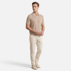 Valeniri | Men's Crochet Polo Tencel Short Sleeve Shirt