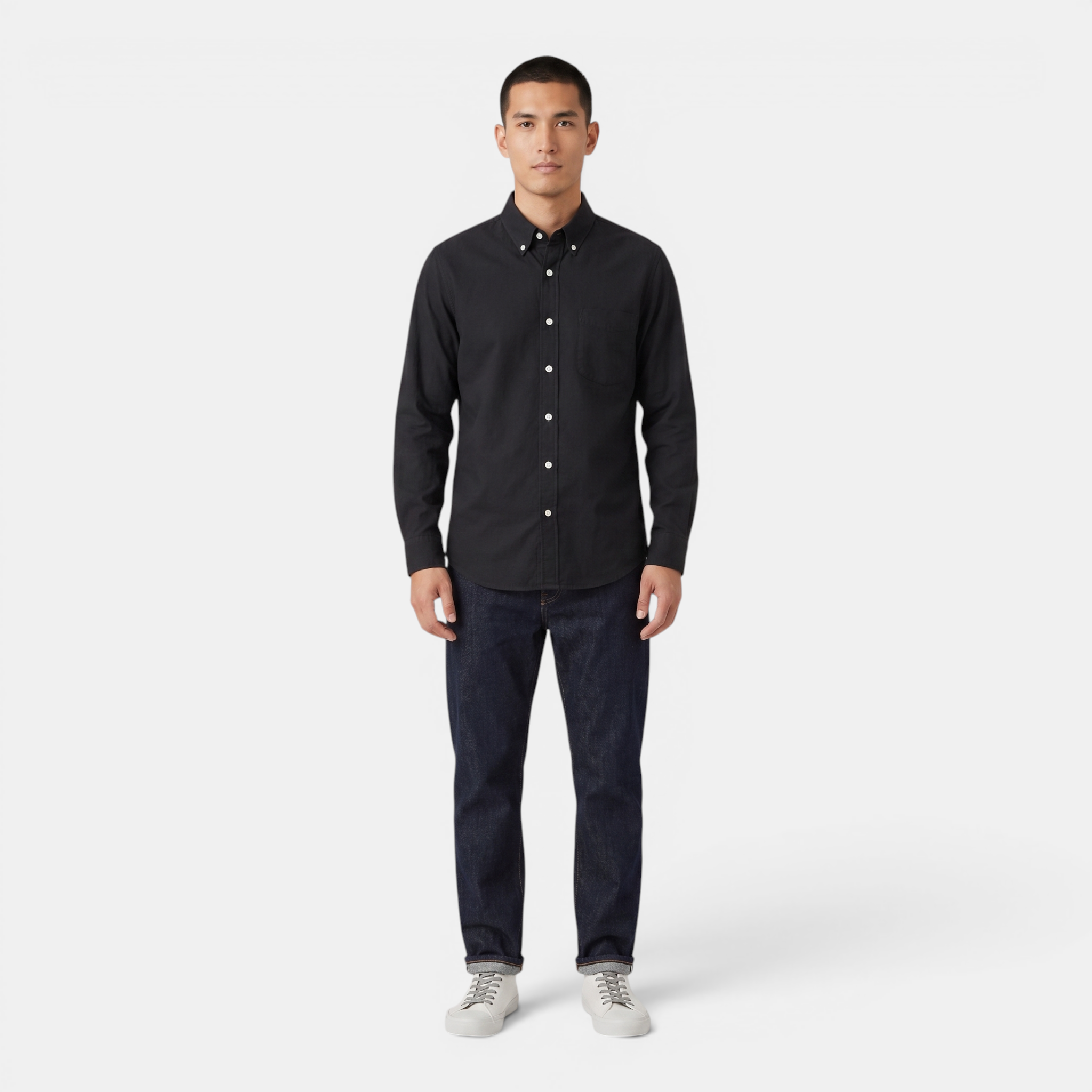Valeniri | Men's Oxford Cotton Button-Down Shirt Classic Relaxed Fit