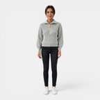 Valeniri | Women's Quarter Zip Knit Sweater Loose Fit Long Sleeve