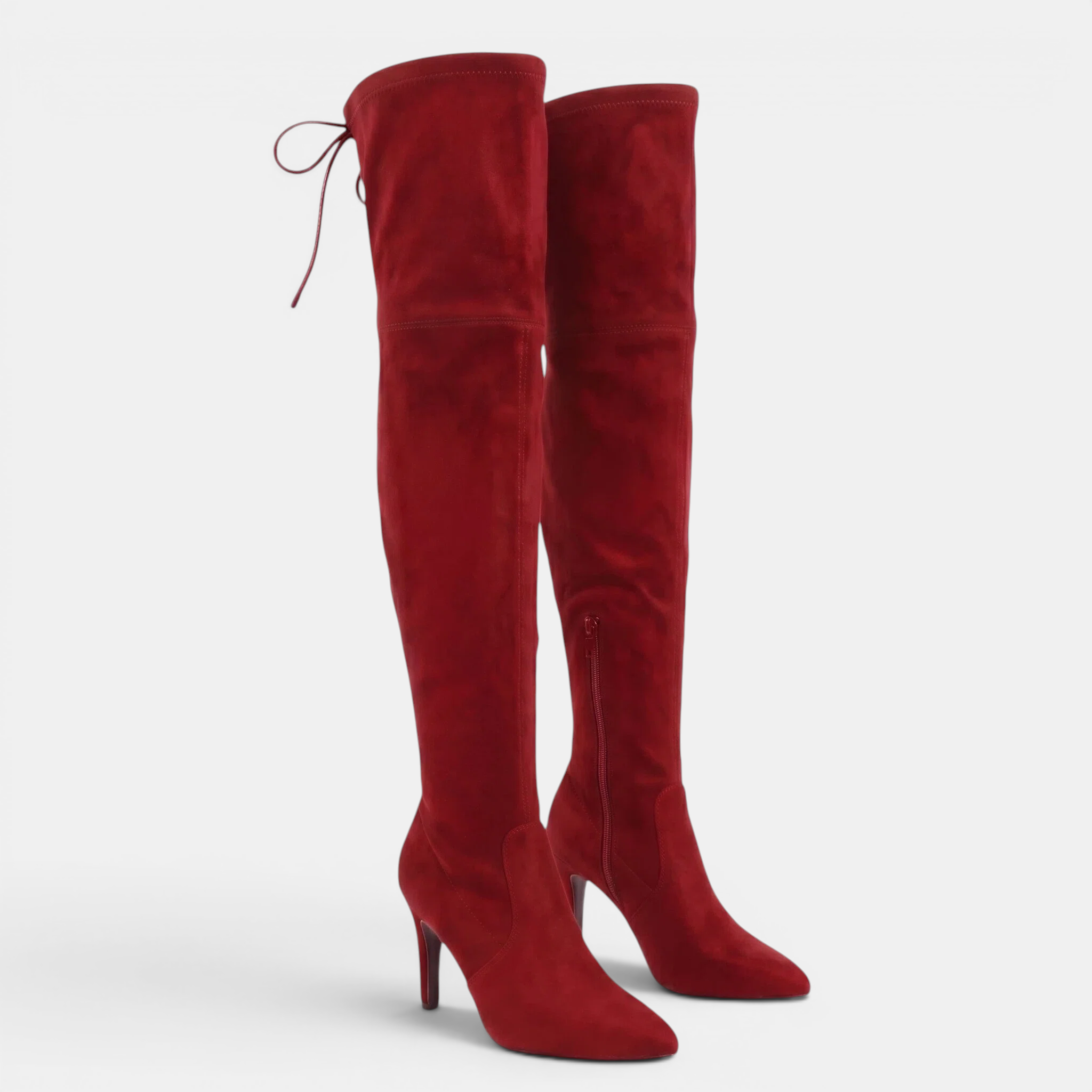 Valeniri | Women’s Tall Leather Boots High Heel Over Knee Stylish Boots