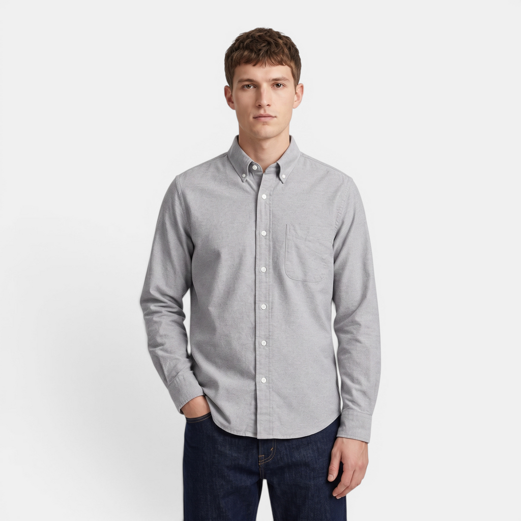 Valeniri | Men's Oxford Cotton Button-Down Shirt Classic Relaxed Fit