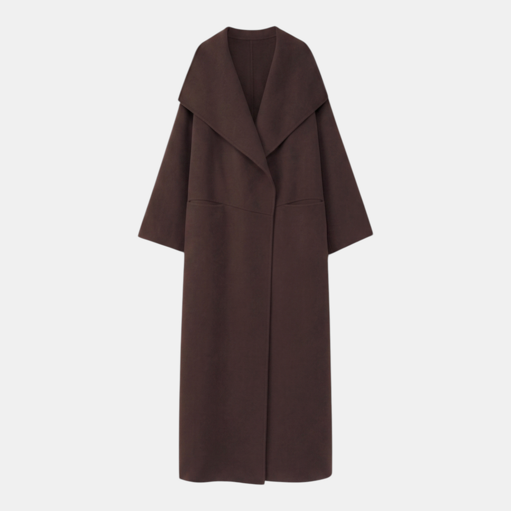 Valeniri | Women’s Wool Cashmere Long Coat Classic Double-Sided Warmth