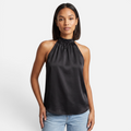 Valeniri | Women's Satin Halter Top Sleeveless Elegant Blouse