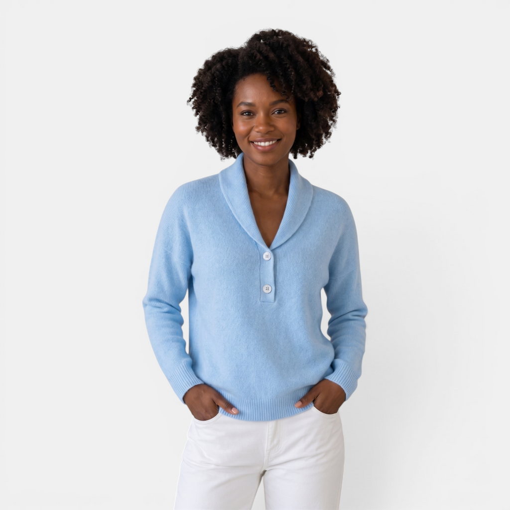Valeniri | Women's Polo Collar Knit Pullover – Soft Comfort Classic Fit
