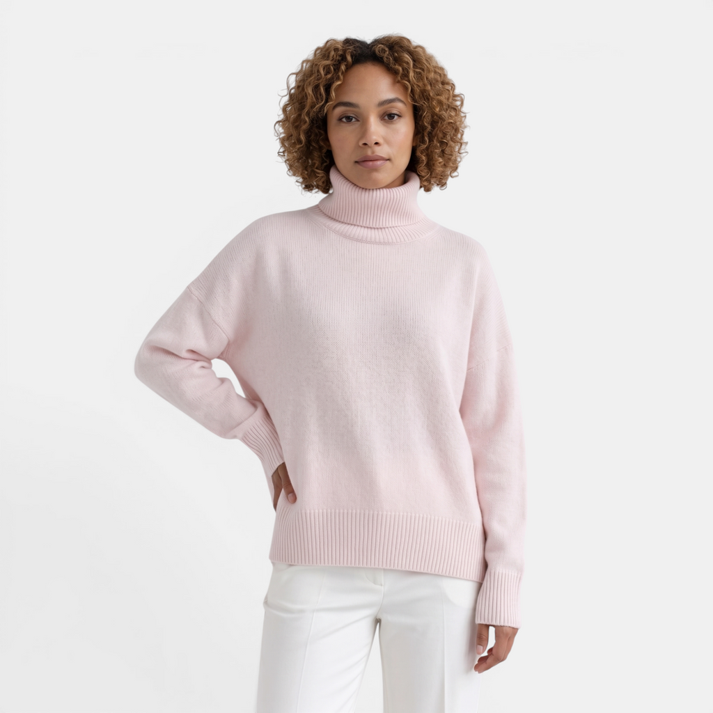Valeniri | Women's Long Sleeve Turtleneck Sweater Classic Winter Knitwear