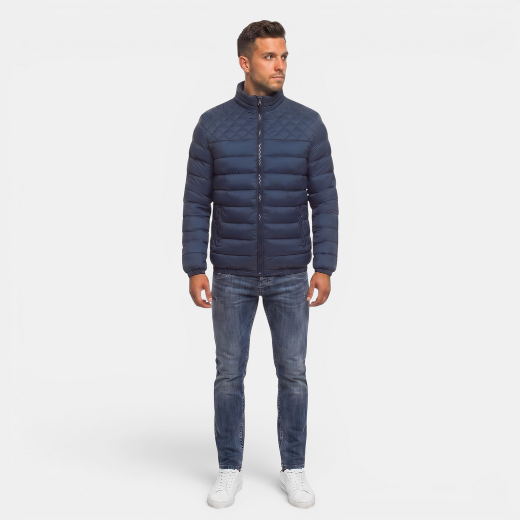 Valeniri | Men's Stand Collar Jacket Warmth Casual Business Coat