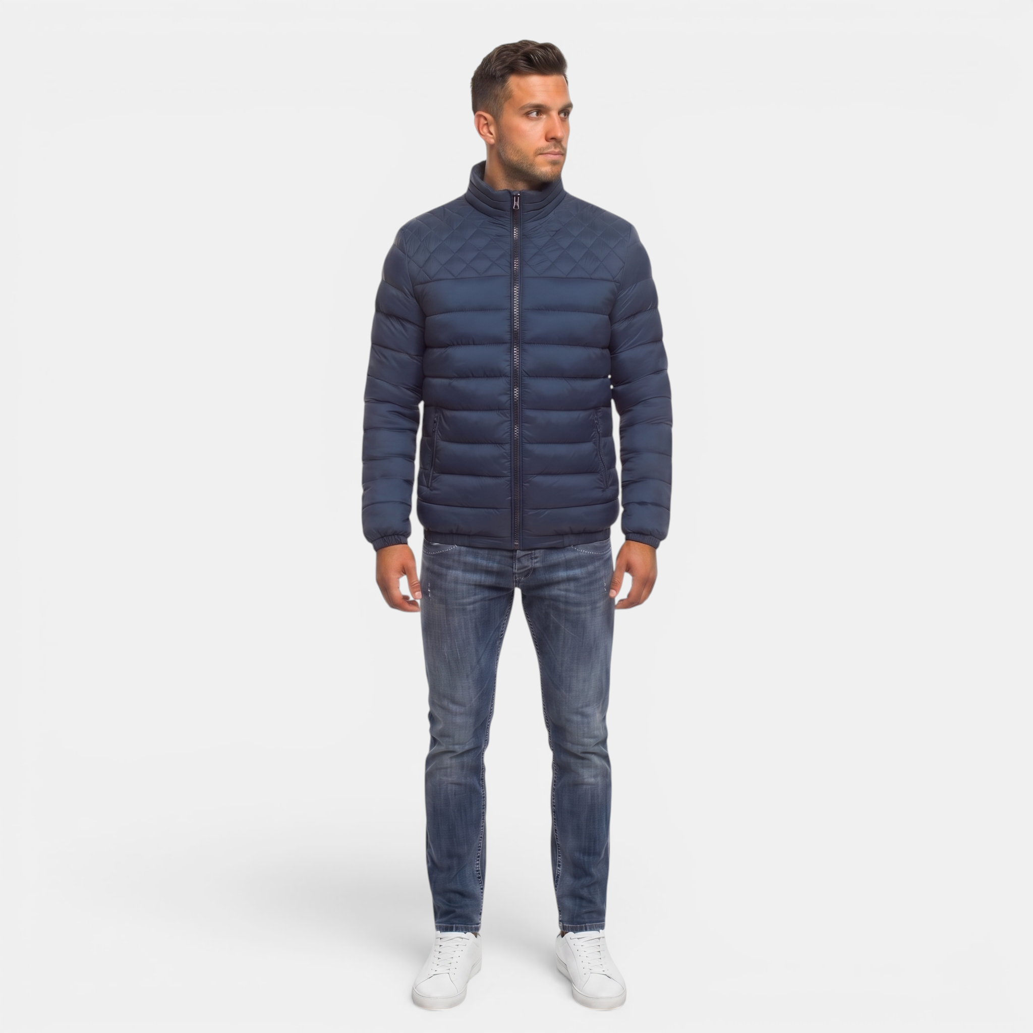 Valeniri | Men's Stand Collar Jacket Warmth Casual Business Coat