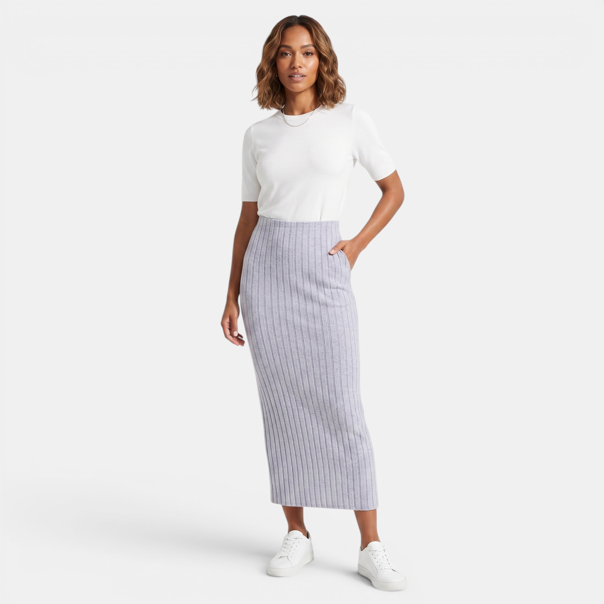Valeniri | Women’s Elegant Midi Skirt Comfortable Lightweight Casual Skirt