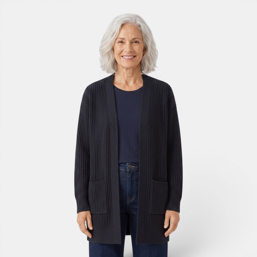 Valeniri | Women's Shawl Collar Knit Cardigan Soft Open Front