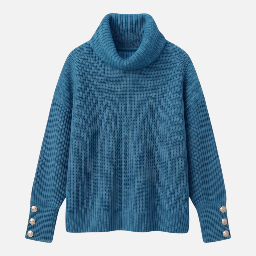 Valeniri | Women's Knit Turtleneck Sweater Soft Cozy Pullover