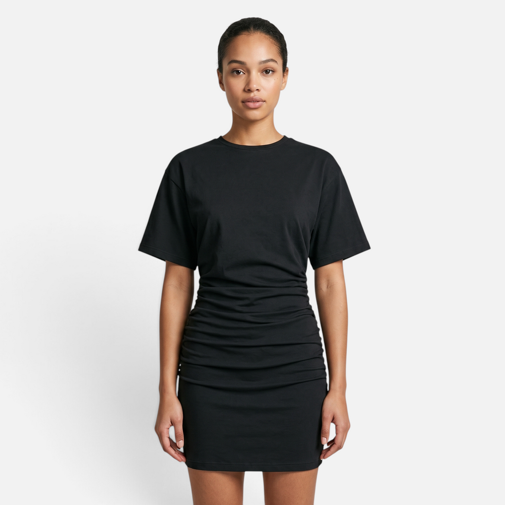 Valeniri | Women's Slim Fit Ruched Dress Elegant Midi Bodycon Dress