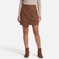 Valeniri | Women's High Waist Button Mini Skirt Classic A-Line Fit