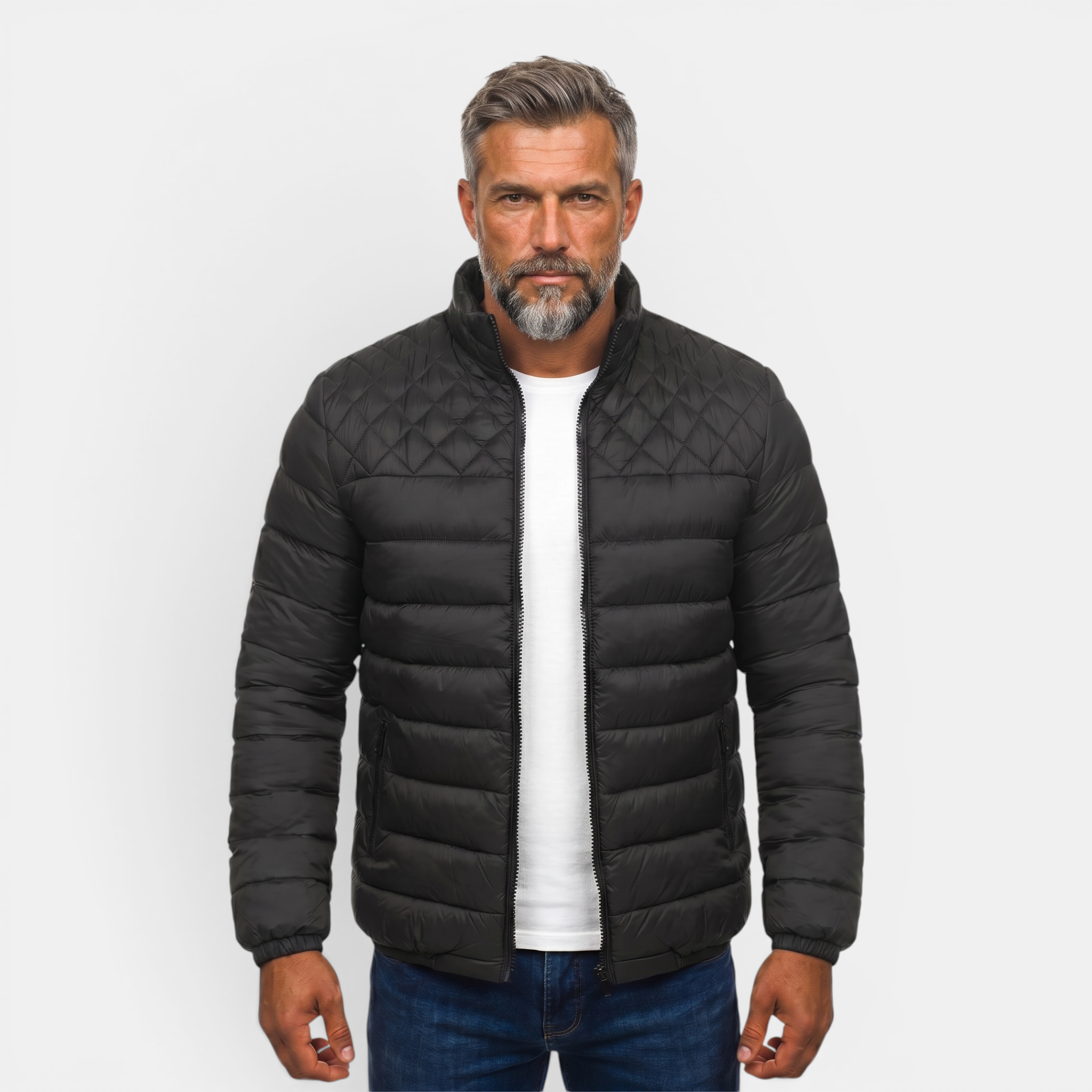 Valeniri | Men's Stand Collar Jacket Warmth Casual Business Coat