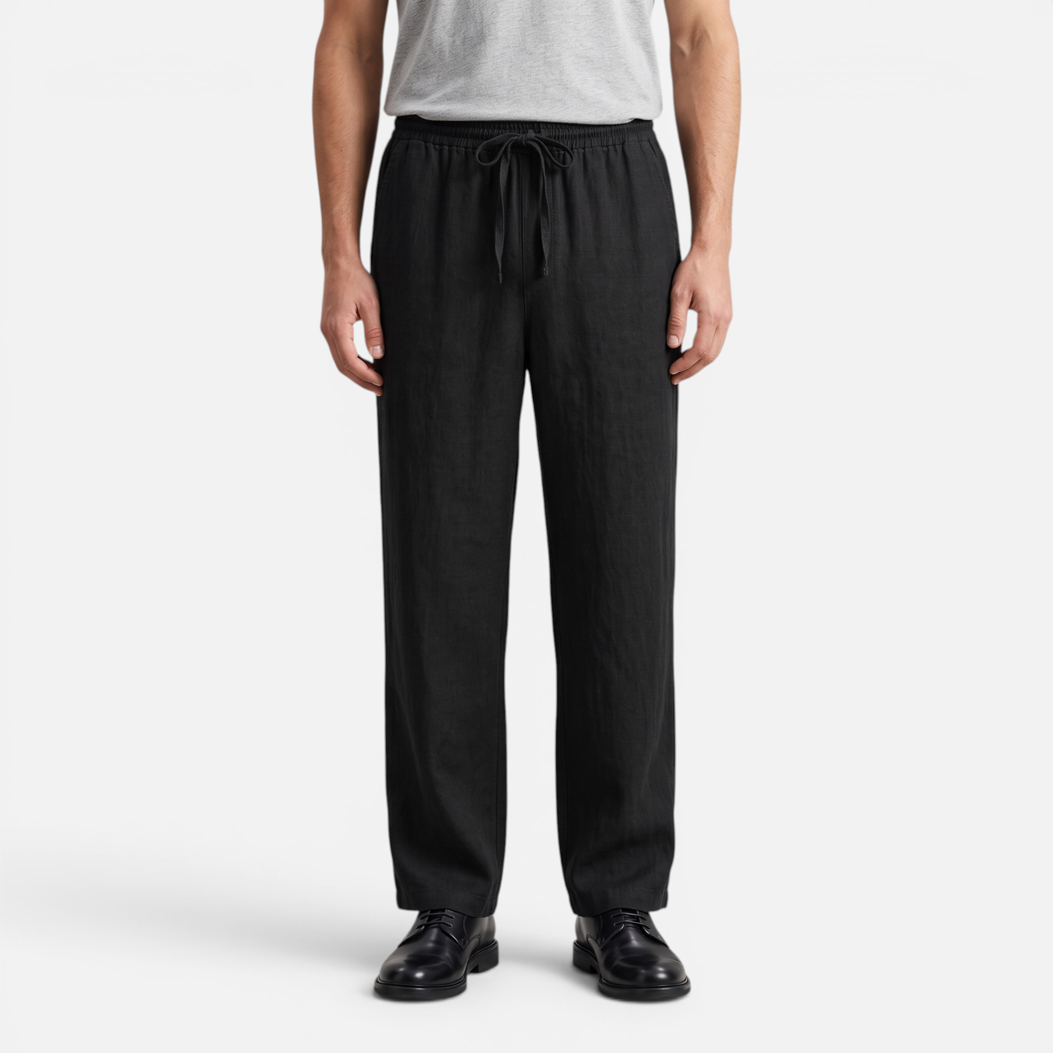 Valeniri | Men's Linen Pants Breathable Relaxed Fit Casual Trousers