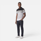 Valeniri | Men's Striped Polo Shirt Classic Short Sleeve Regular Fit