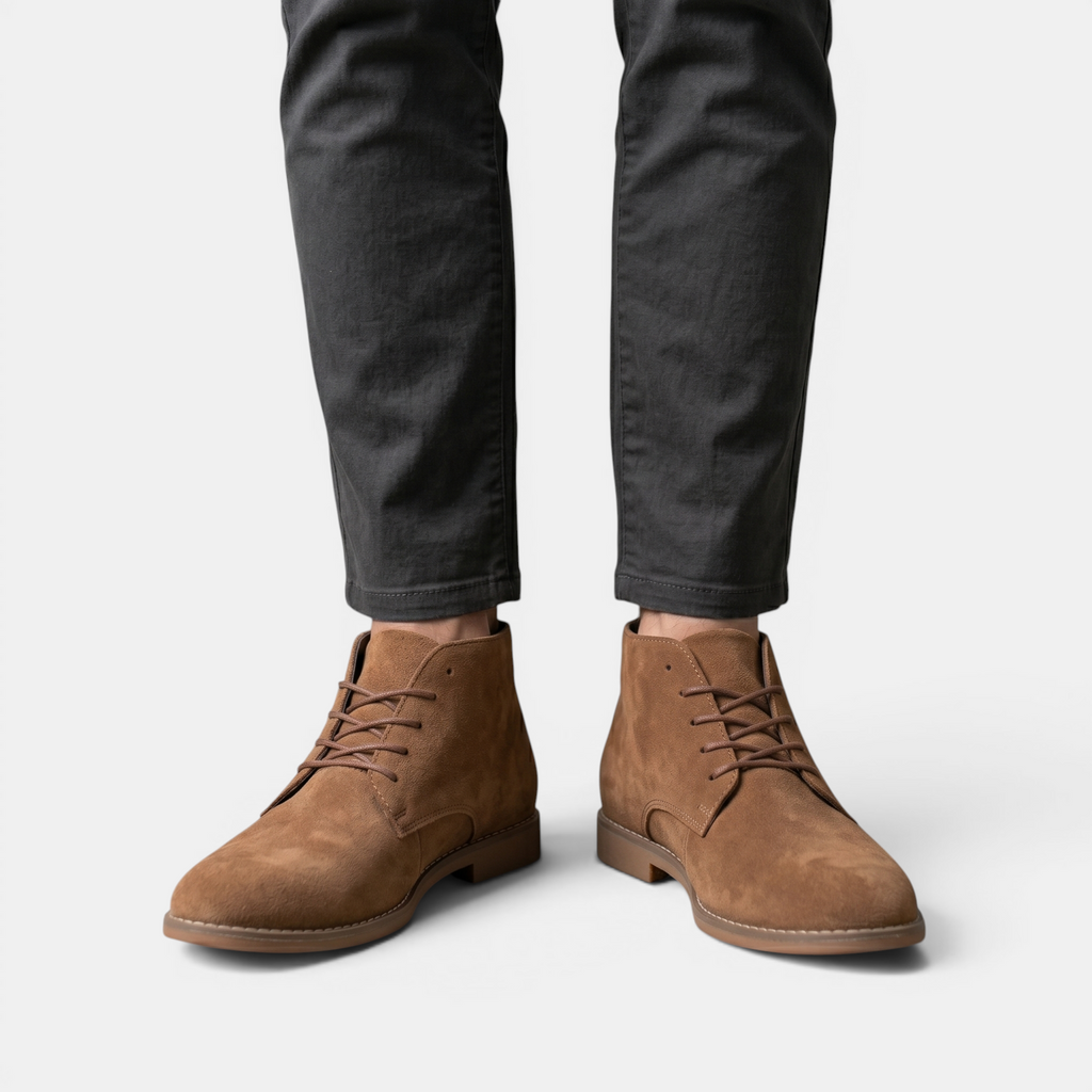 Valeniri | Men’s Premium Suede British Ankle Boots Pointed Toe Style