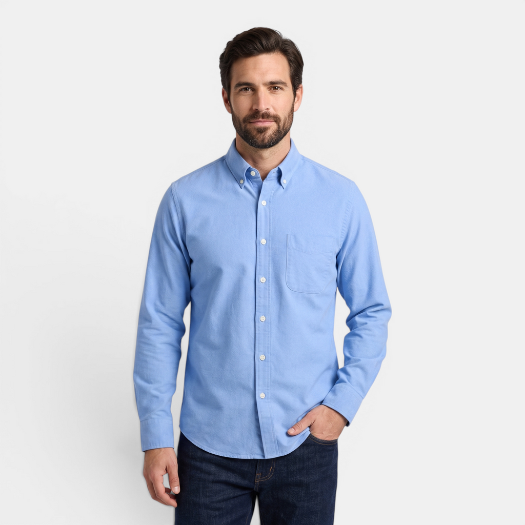 Valeniri | Men's Oxford Cotton Button-Down Shirt Classic Relaxed Fit