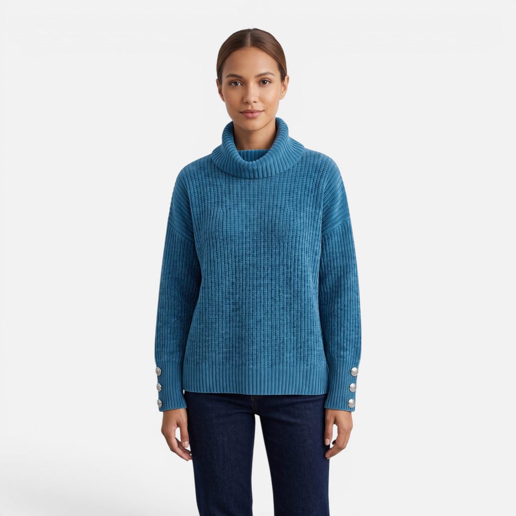 Valeniri | Women's Knit Turtleneck Sweater Soft Cozy Pullover
