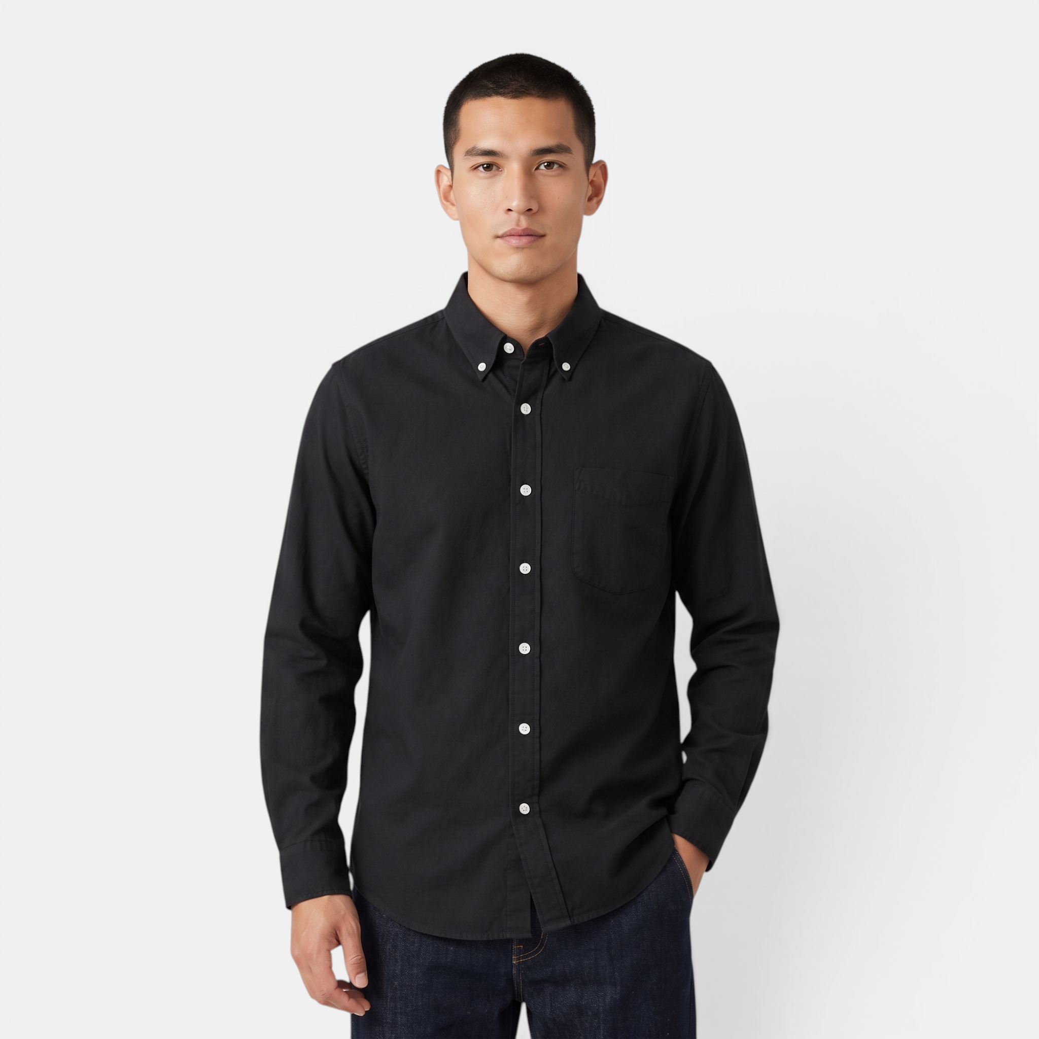 Valeniri | Men's Oxford Cotton Button-Down Shirt Classic Relaxed Fit